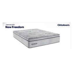 Cama Box Queen + Colchão De Molas Ensacadas - Ortobom - New Freedom 158cm