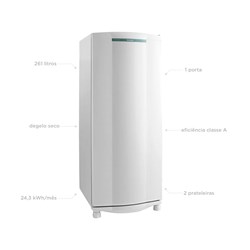 Geladeira/Refrigerador Consul Degelo Seco 261L - CRA30 FBBNA Branco