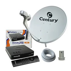 Kit Antena Digital Century KU 60CM. Mod. MidiaBox 5G B7