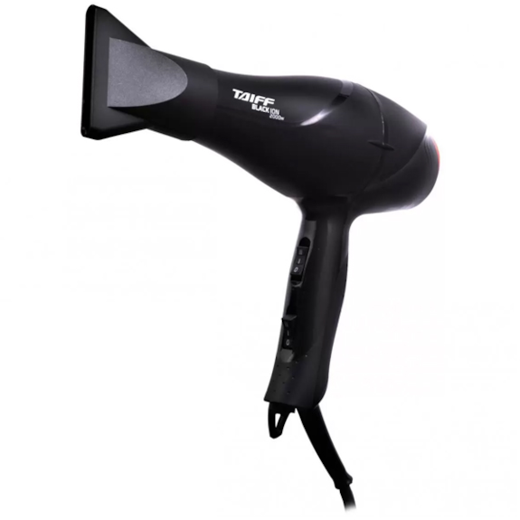 Secador de Cabelo Taiff Profissional Black Ion 2000W, 220V - Preto