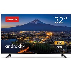 Smart TV Aiwa Borda Infinita 32” Android, HD, Comando de voz, Dolby Áudio, HDR10 - AWS-TV-32-BL-02-A Bivolt