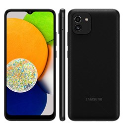 Smartphone Samsung Galaxy A03 64GB, 4GB RAM, Tela Infinita de 6.5", Câmera Dupla Traseira, Processad
