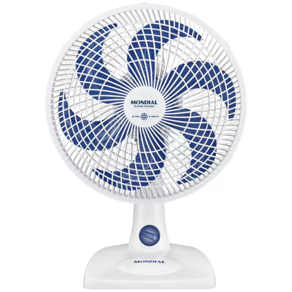 Ventilador de Mesa Mondial Super Power VSP-30-W, 220v - Branco